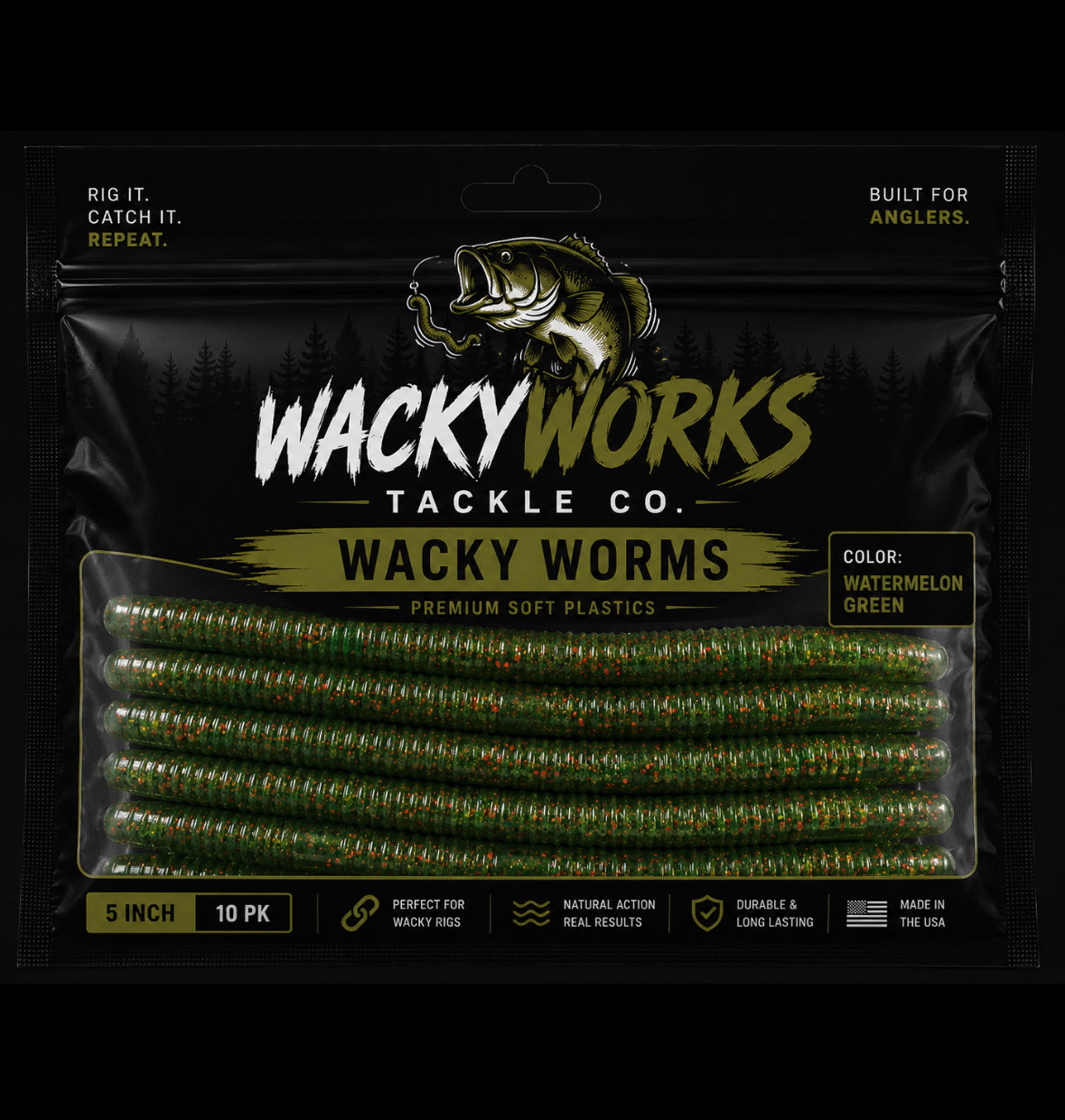 Watermelon Green Wacky Worms